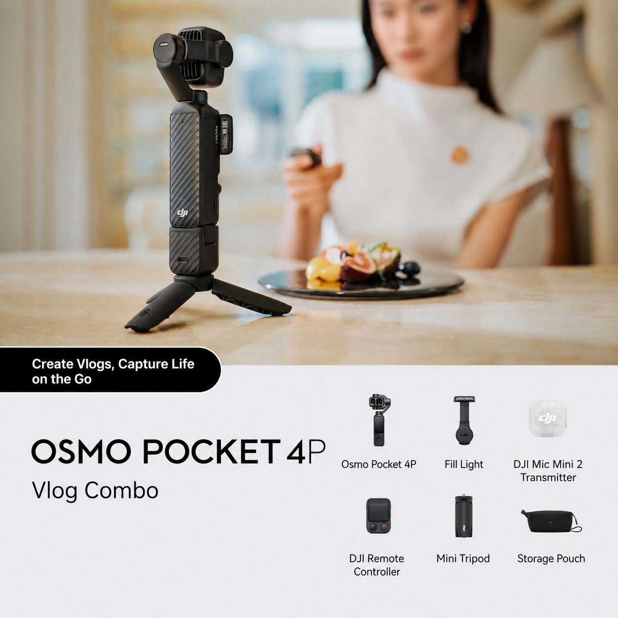DJI Osmo Pocket 4P Classic Black *Pre-Order*